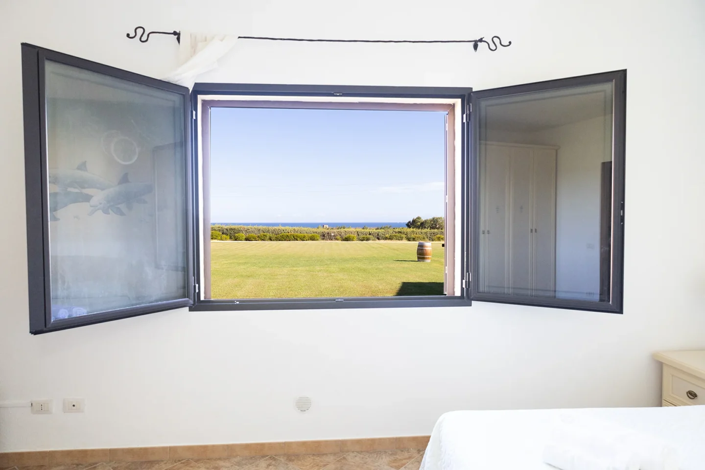Sea view from the bedroom