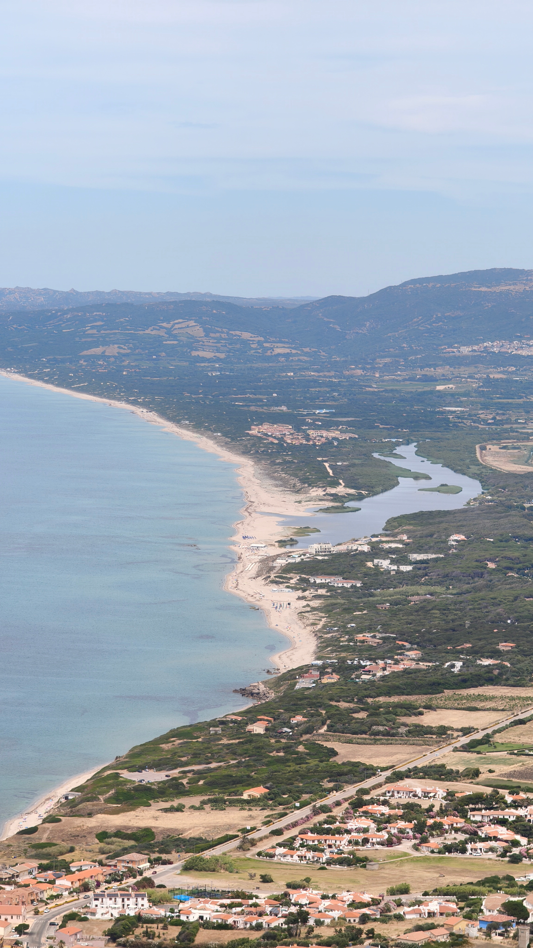 The coast from above